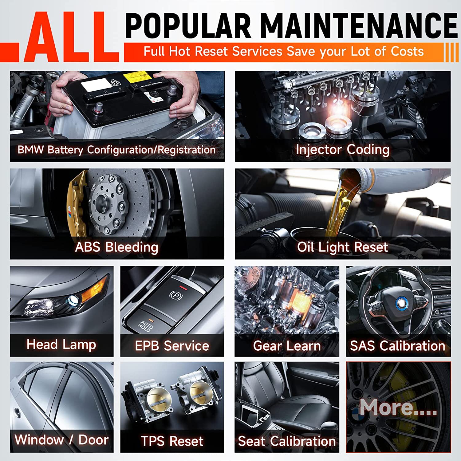 Foxwell NT710 자동차 OBD2 코드 리더기 스캐너 모든 시스템 양방향 진단 도구 30+ 재설정 OBD2 스캐너 무료 업데이트