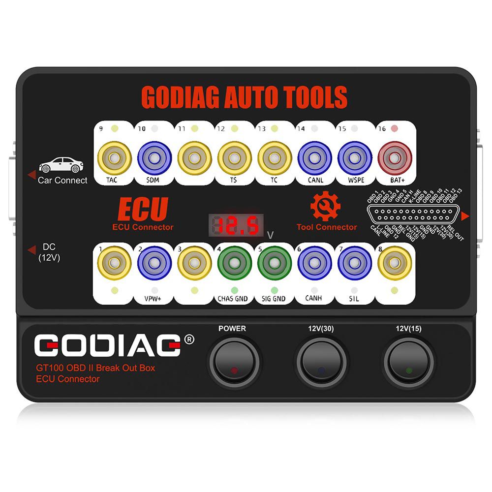 Herramienta ECU de caja de desconexión godiag gt100, equipada con BMW cas4 cas4 + y Plataforma de prueba fem / BDC completa