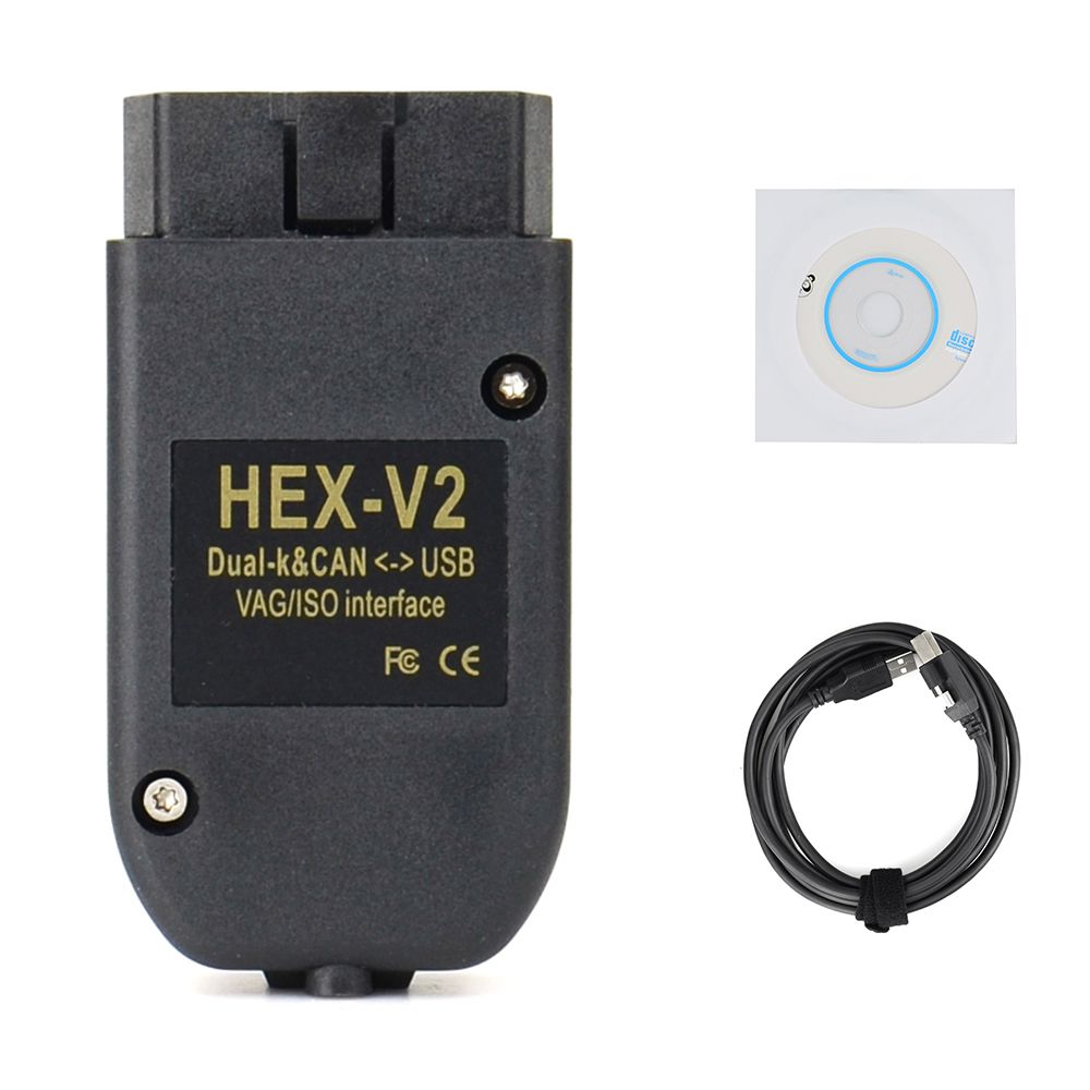 HEX-V2 HEX V2 Dual K & CAN USB VAG Car Diagnostic interface for Volkswagen Audi Seat Skoda