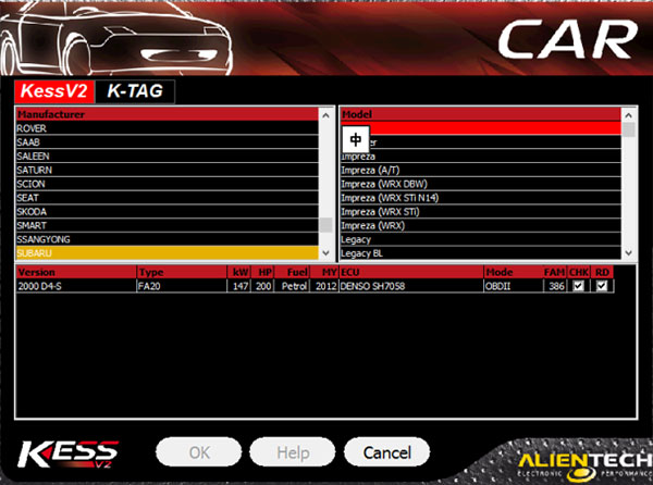 Kess V2 V5.017 EU 버전 SW V2.47 