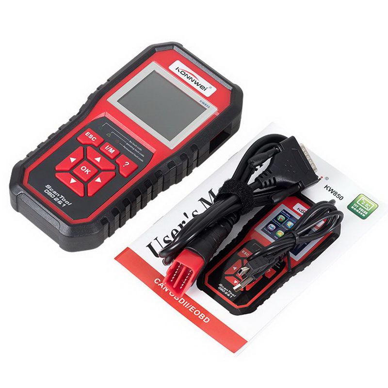 Calculateur de diagnostic KW850 LIVE DATA | OBD2 | EOBD | Scanner portable  CAN | | bol