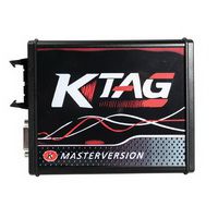 New 4 LED KTAG V7.020 Firmware EU Version Red PCB Latest V2.25 No Token Limitation Multi-Language K-TAG 7.020 Online Version