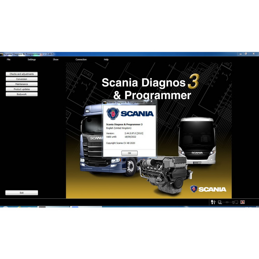 Scania SDP3 2.62.2 Diagnosis & Programming for VCI 3 VCI3 without Dongle ( Installation Service)