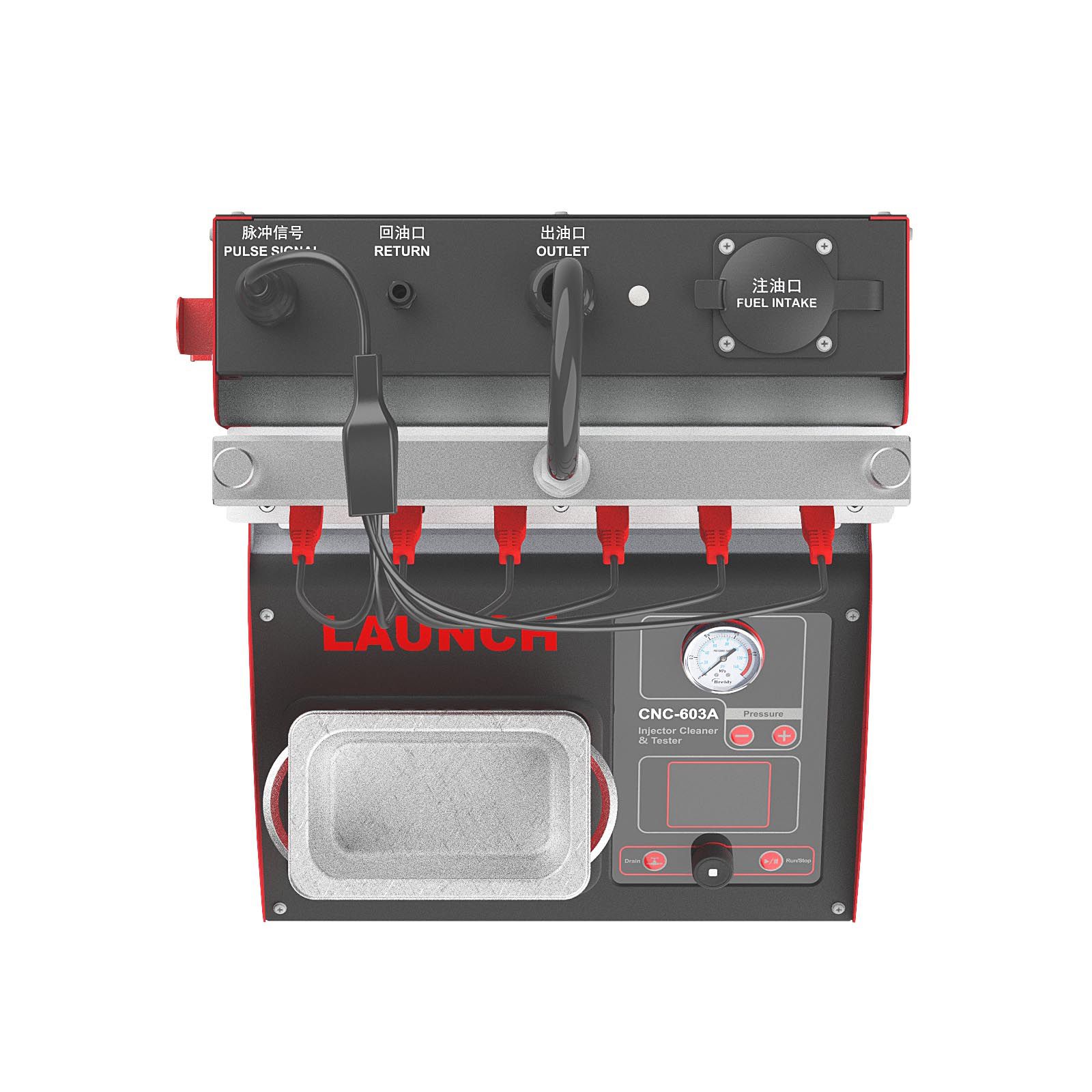 Launch CNC603A Exclusive Ultrasonic Fuel Injector Cleaner Cleaning Machine 4/6 Cylinder Fuel Injector Tester 220V/110V