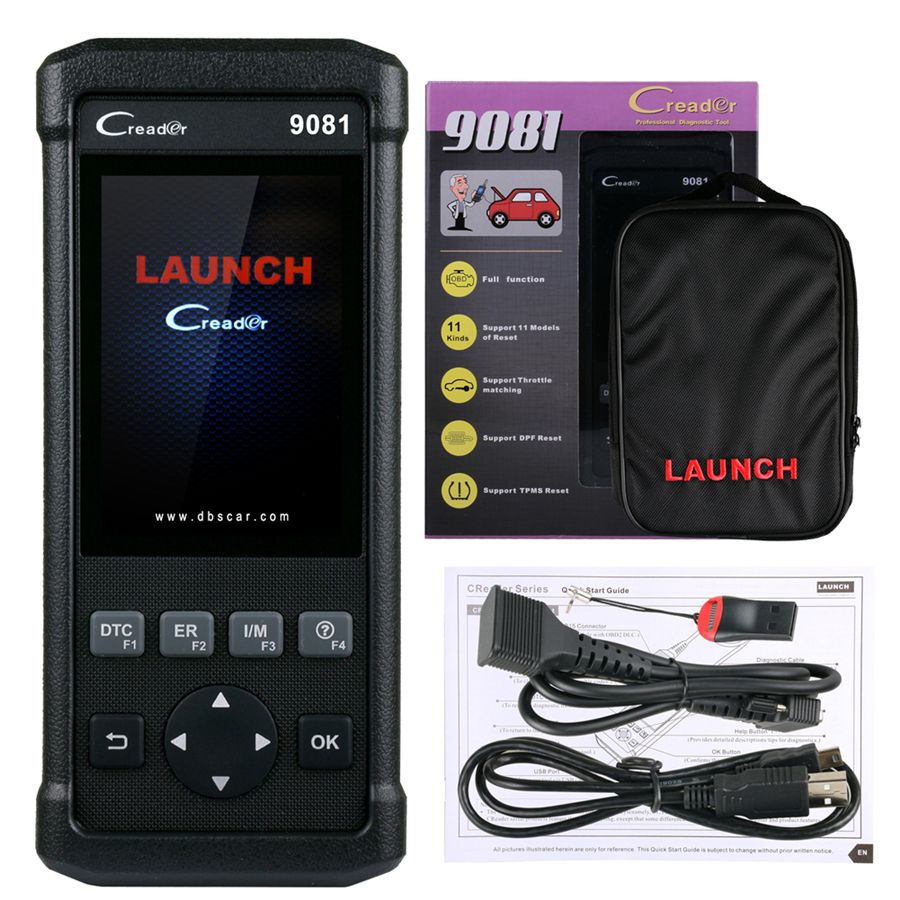 Launch DIY Scanner CReader 9081 Full OBD2 Scanner With Special Functions