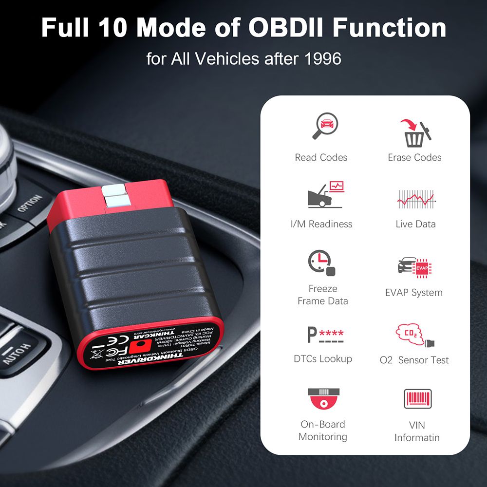 Thinkdriver Bluetooth OBD2 Scanner Automotive OBD 2 IOS Car Diagnostic Code Reader OBD Android Scanner PK Thinkdiag AP200