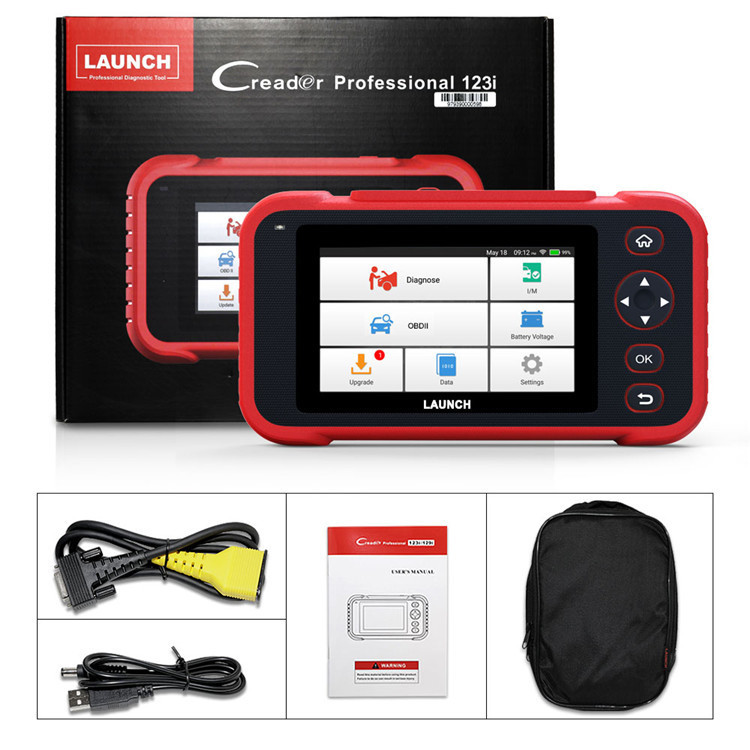 LAUNCH X431 CRP123i/CRP123E OBD2 Code Reader for Engine ABS Airbag SRS Transmission OBD Diagnostic Tool Free Update Online Lifetime