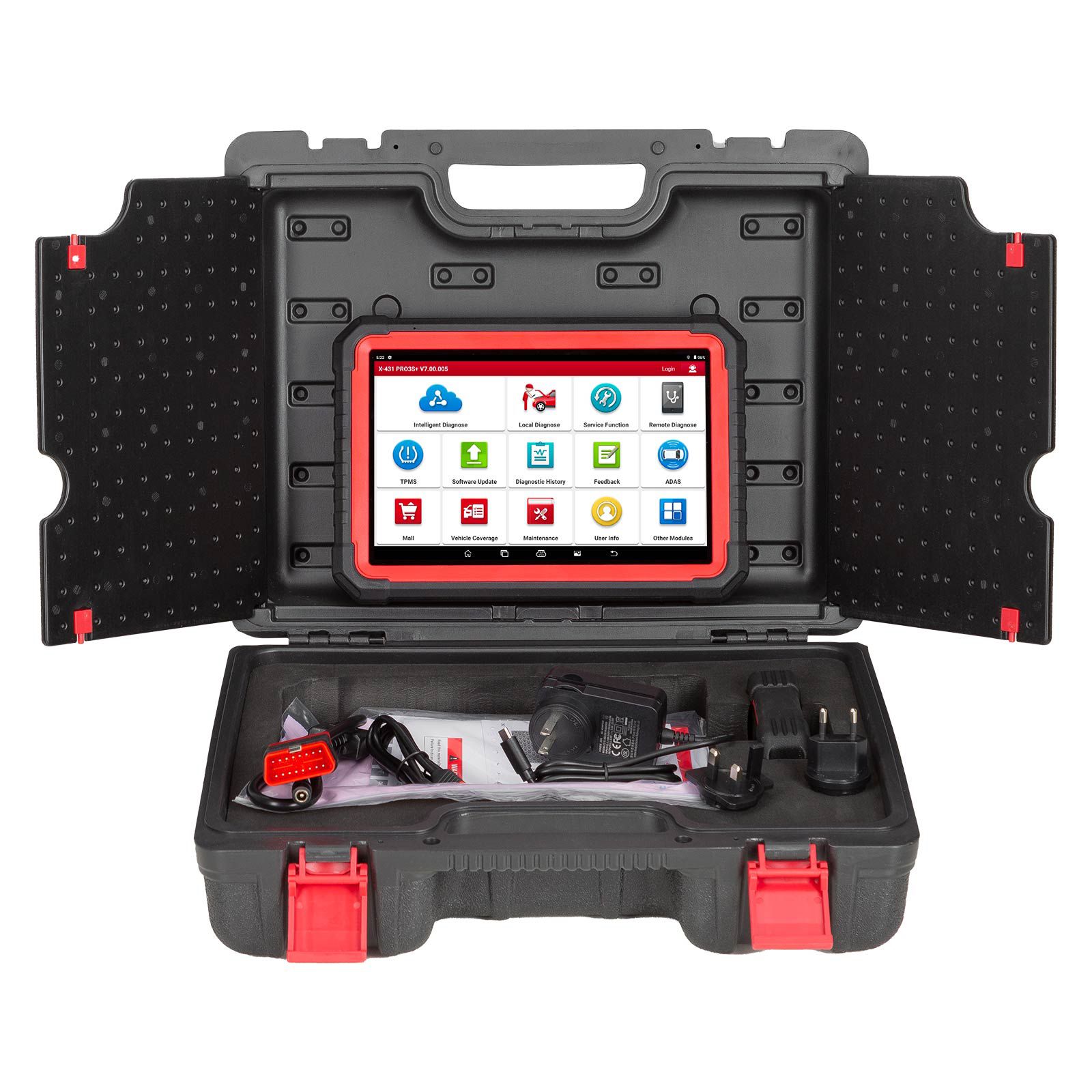 LAUNCH X431 PRO3S+ V5.0 Bi-Directional Scan Tool, 37+ Reset Service, OE-Level Full System Bluetooth Diagnostic Scanner, ECU Coding