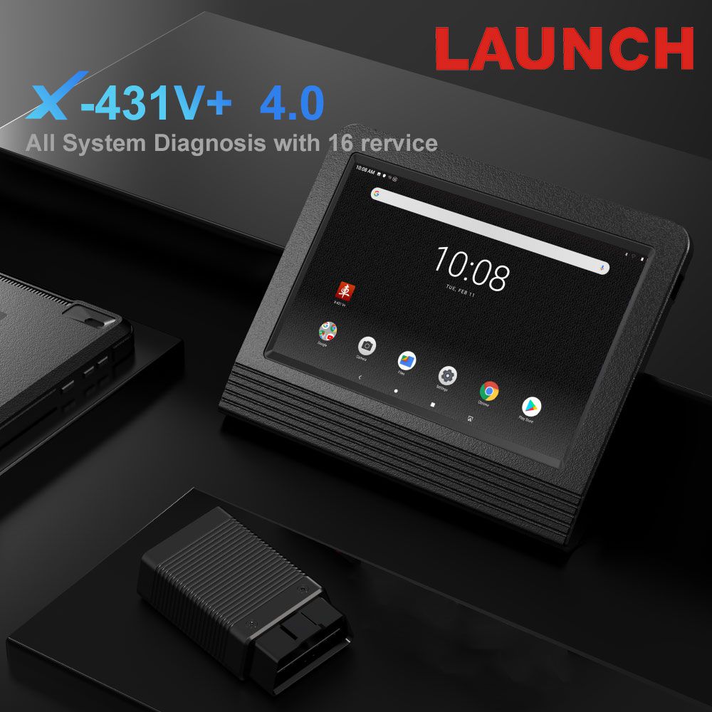 Launch X431 V+ 4.0 Wifi/Bluetooth 10.1inch Tablet Global Version 2 Years Free Update Online