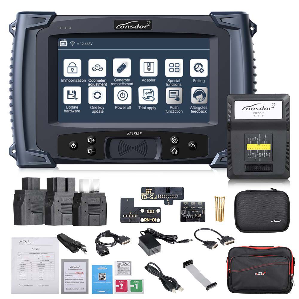 Lonsdor K518ISE Key Programmer Support VW 4th 5th IMMO& BMW FEM/EDC & Toyota H Chip Key Programming