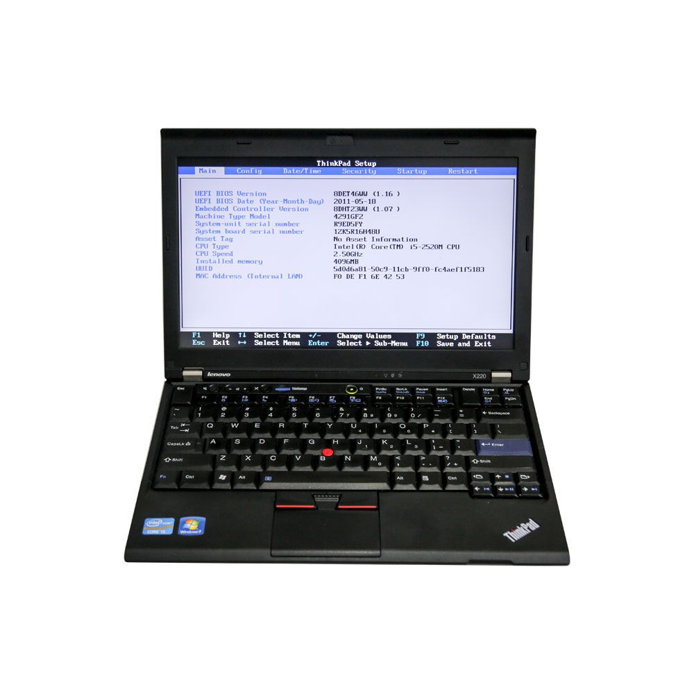 V2022.12 MB SD C4 Plus Support Doip with SSD on Lenovo X220 Laptop Software Installed Ready to Use Free Shipping by DHL