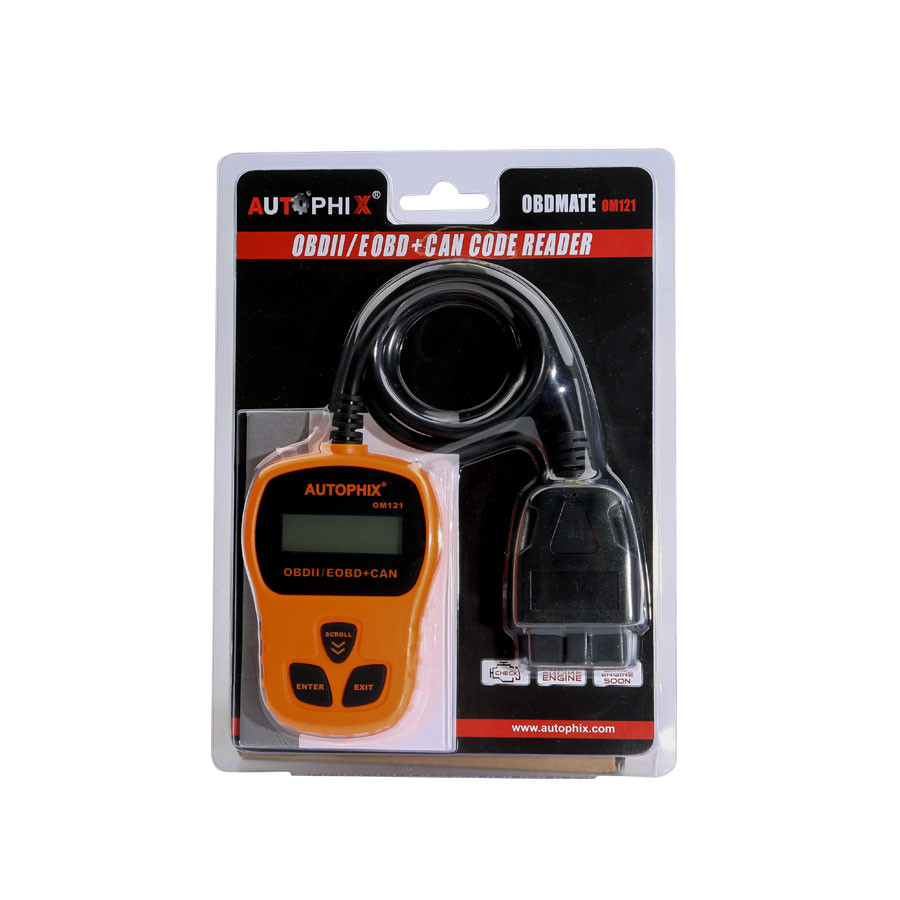 Newest AUTOPHIX OM121 OBD2 EOBD CAN Engine Code Reader