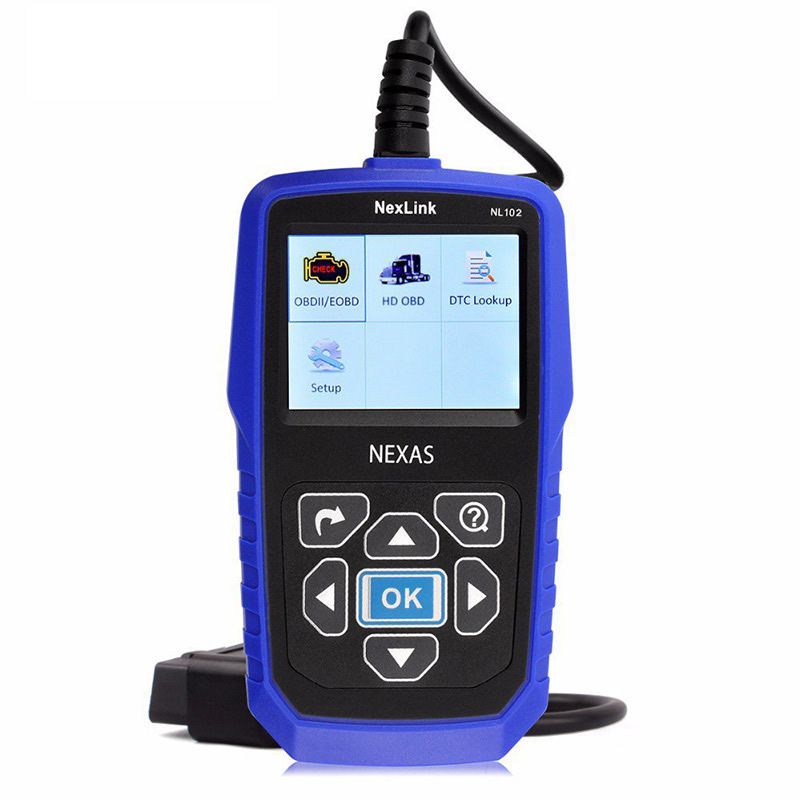 Nexas Nexlink Bluetooth 5.0 Diagnostic Scanner For Ios & Android & Pc Obd2/eobd  Fault Code Reader D