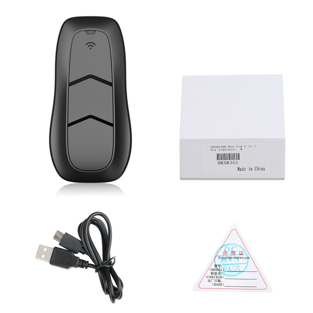 OBDSTAR Key SIM 5 in 1 Smart Key Simulator Support Toyota 4D and H Chip Work with X300 DP Plus & X300 Pro4