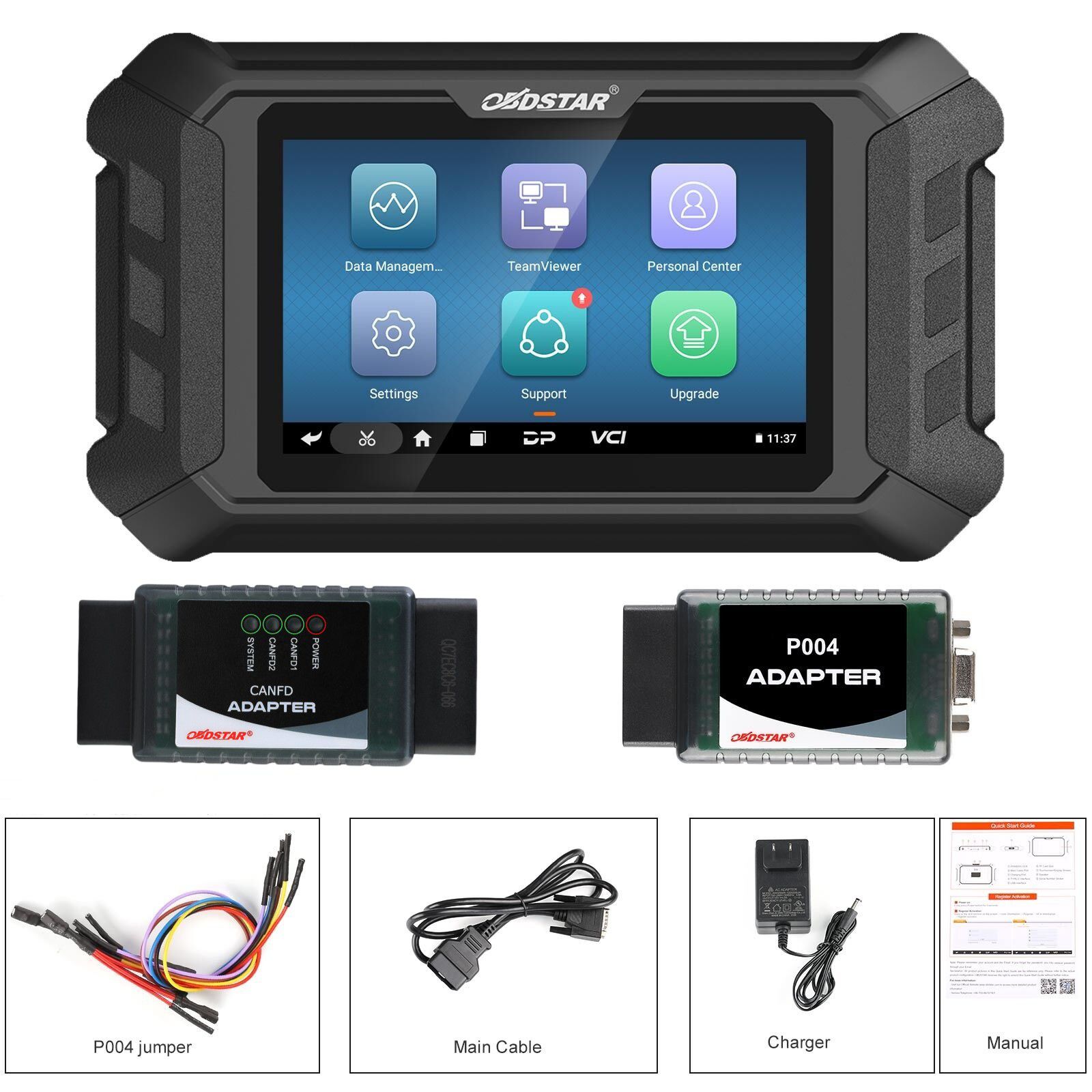 OBDSTAR P50 Airbag Reset Tool with CAN FD Adapter Support GM/ Hyundai/ Kia/ Toyota Bench Airbag Reset & SAS Reset Function