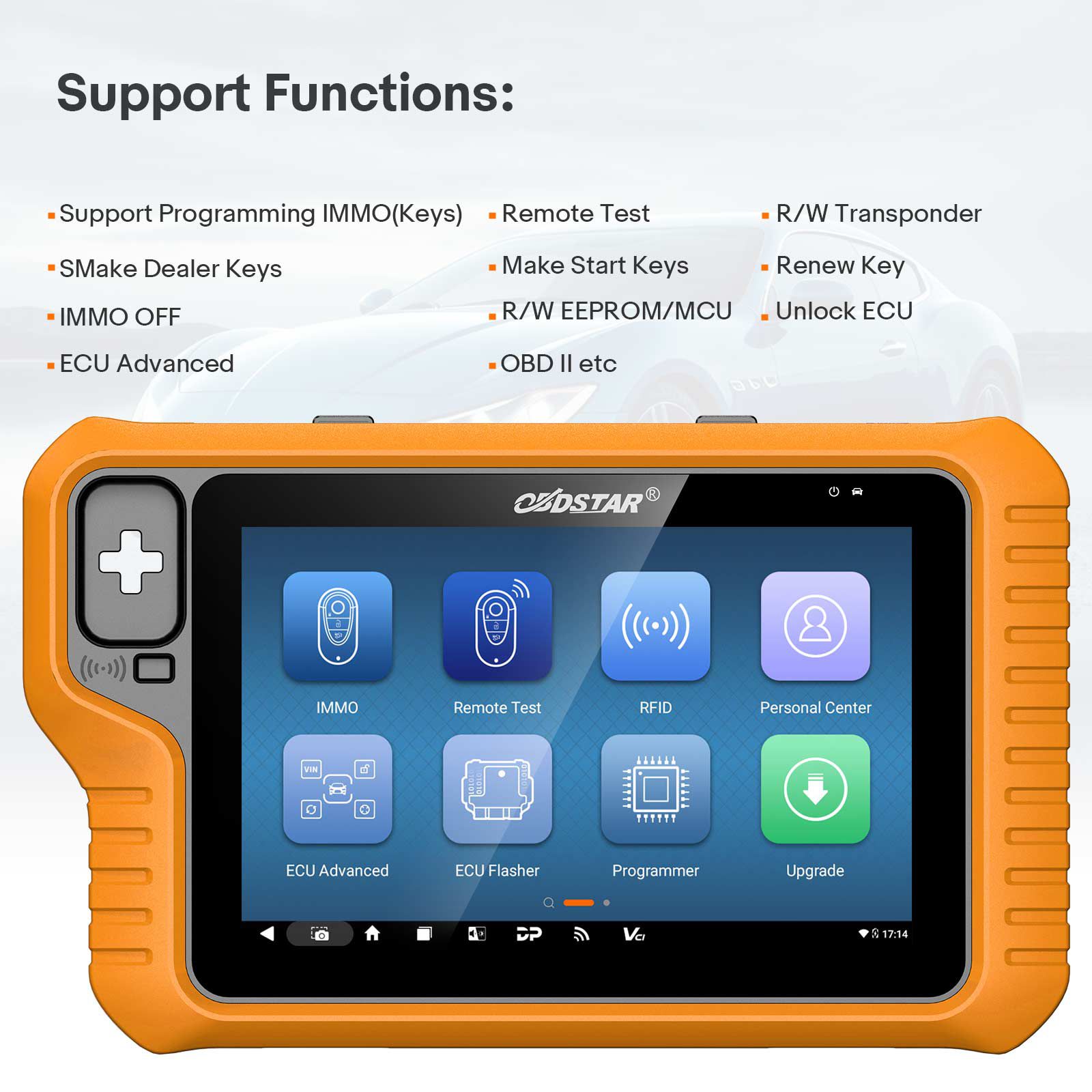 2025 OBDSTAR X300 Classic G3 Full Version Support Cluster Calibration, ECU Flasher, Airbag Reset, Test Platform For Car/ HD/ E-Car/ Moto/ Marine