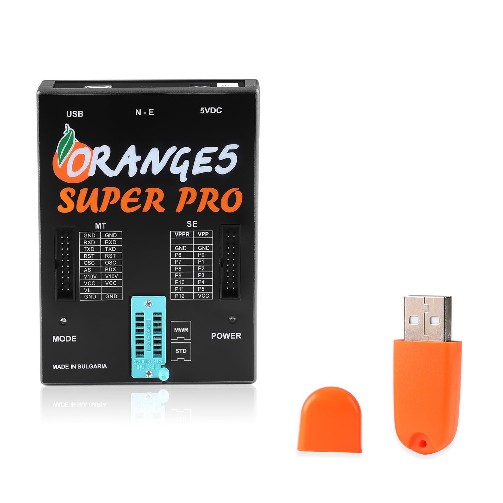 Orange5 Super Pro V1.35 프로그래밍 도구 및 어댑터 없는 USB 암호화 개 호스트