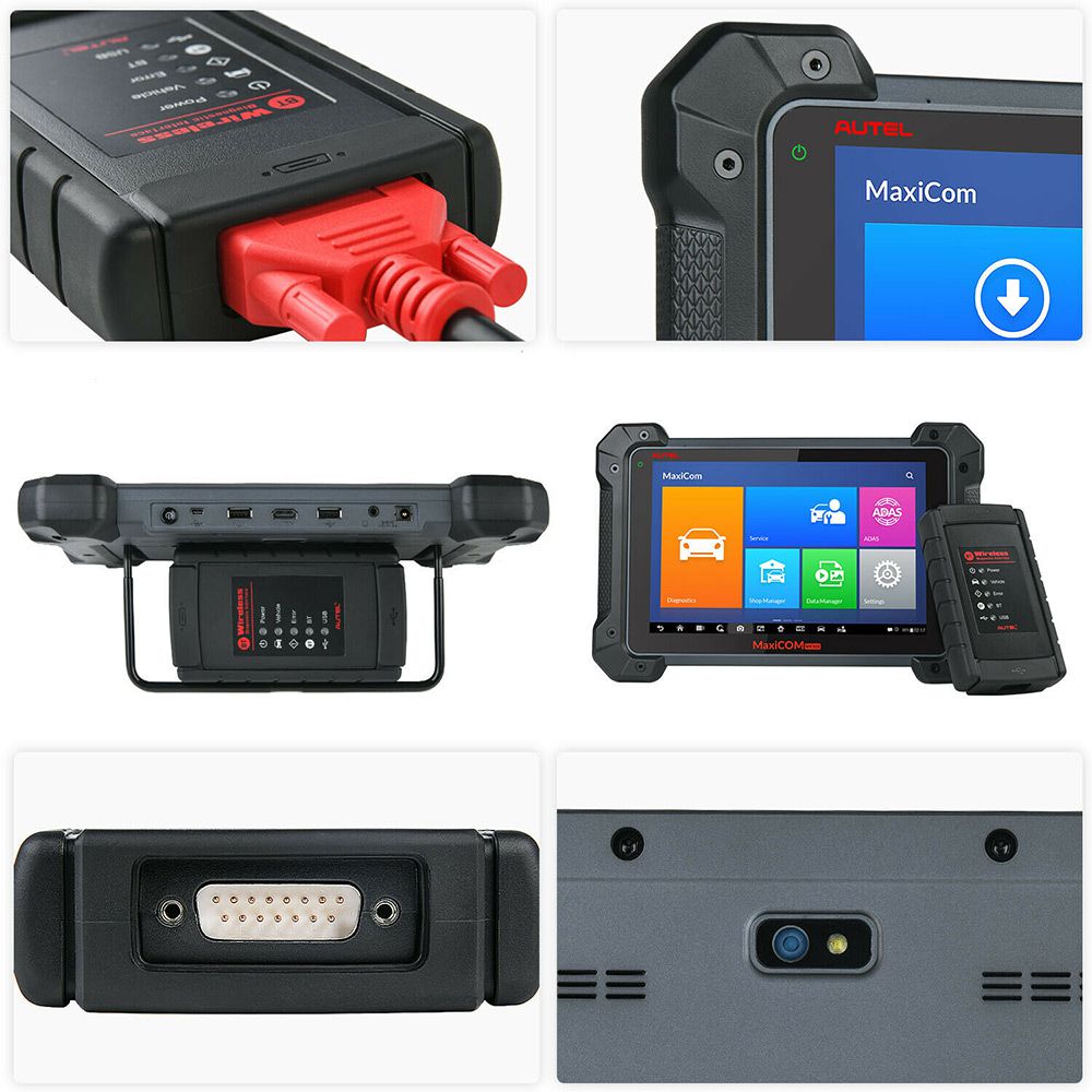 100% Original Autel MaxiCOM MK908 All System Diagnostic Tool Support ECU/Key Coding Get Free Autel MaxiAP AP200H