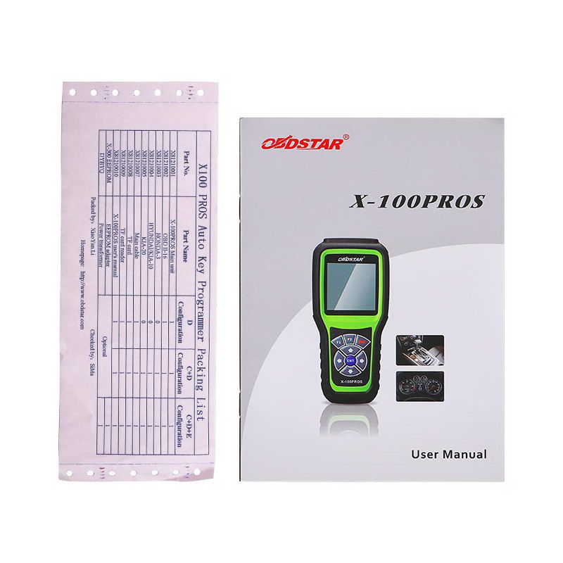 Original OBDStar X100 PROS C + D +EEPROM Model X-100 PROS Auto Key Programmer Odometer Correction Tool