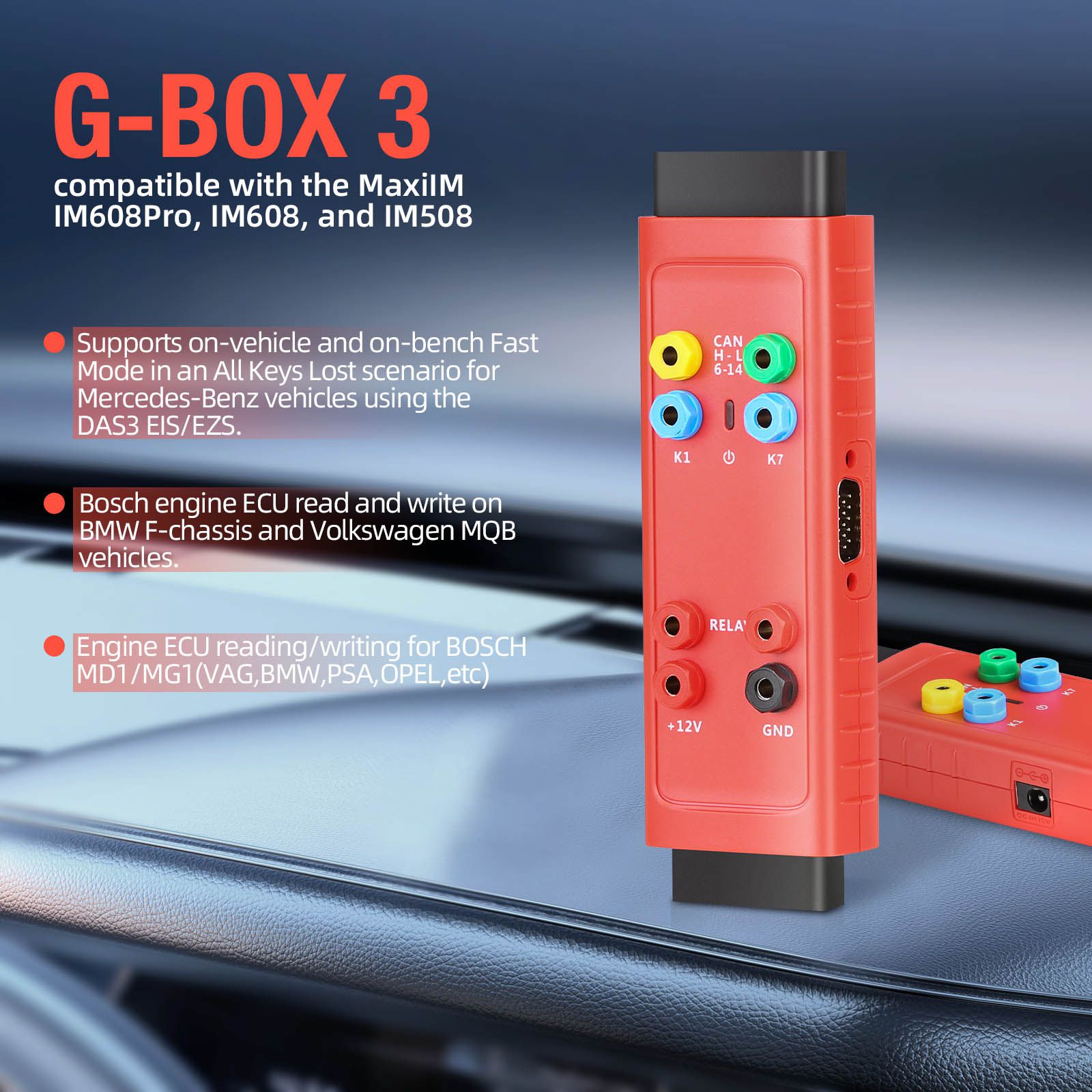 OTOFIX IM2 Auto Key Programmer & Diagnostic Tool Full Kit Plus IMKPA Accessories with Free GBox3 and APB112