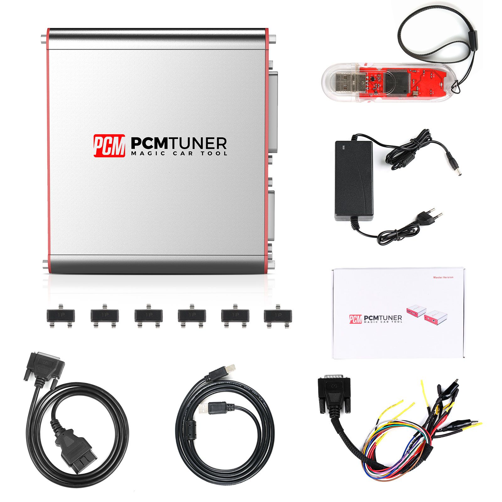 PCMtuner ECU Programmer 67 Modules in 1 + GODIAG GT107 DSG Gearbox Data Read/Write Adapter with GT105 + Breakout Tricore Cable
