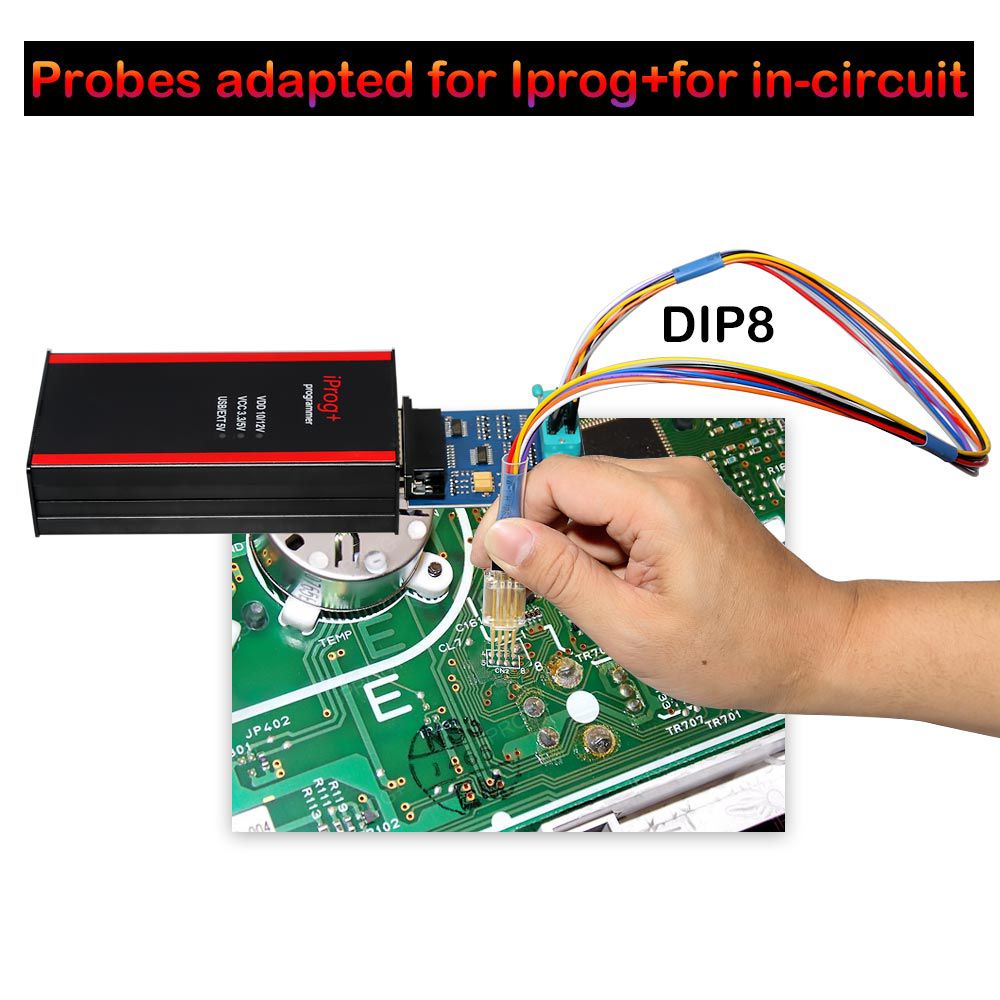 Probes Adapters for in-circuit ECU Work with Iprog+ Programmer and Xprog