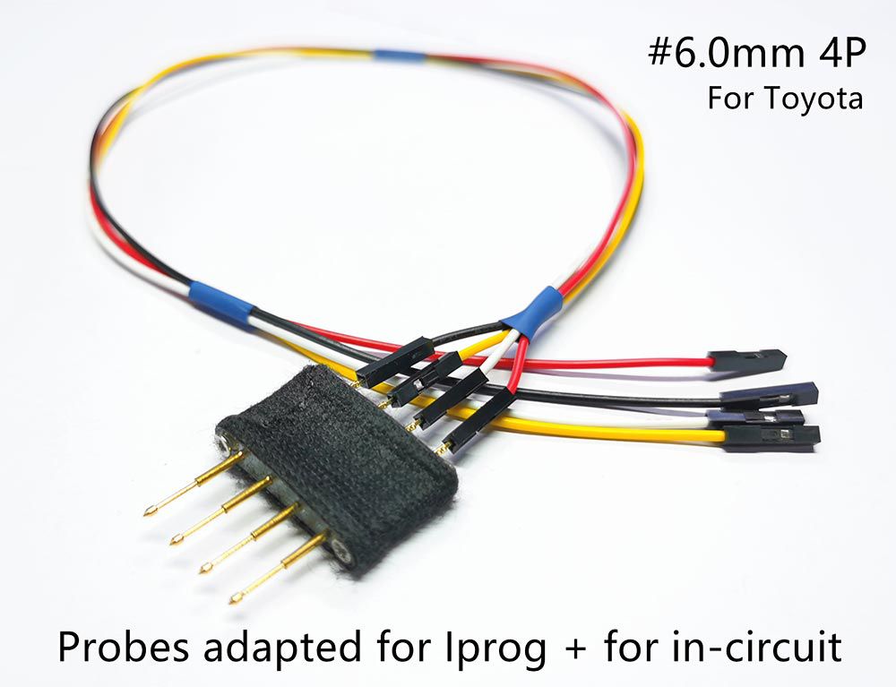 Probes Adapters for in-circuit ECU Work with Iprog+ Programmer and Xprog