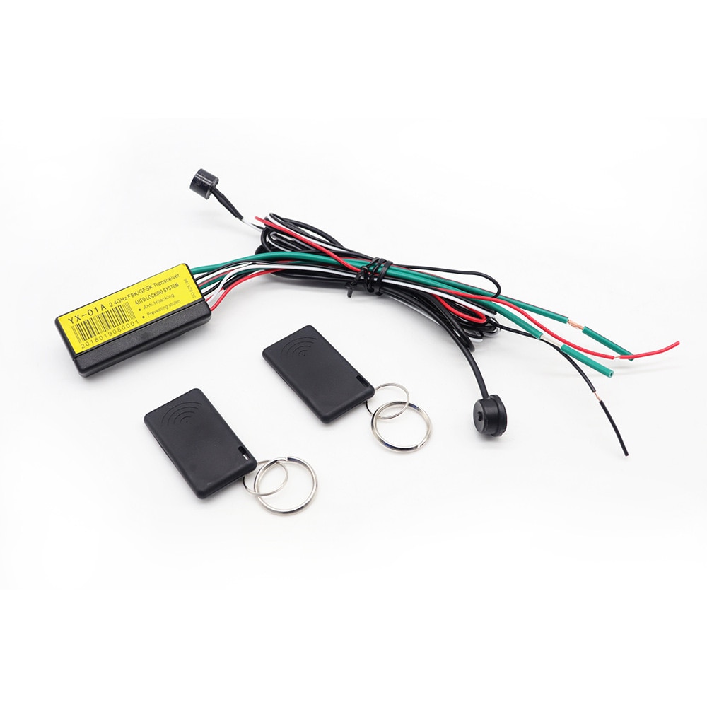 2.4G RFID Immobilizer Wireless Engine Lock Car Alarm System Anti-Hijacking Intelligent Circuit Cut Off Auto Unlock Device