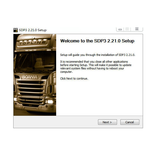 Scania SDP3 V2.51  Softwareinstallation service for Scania VCI2 & Scania VCI3 Trucks/Buses Without USB Dongle