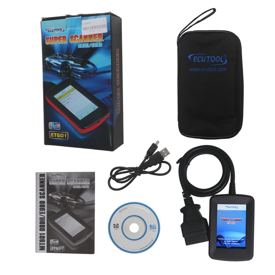 슈퍼 스캐너 ET601 OBD II/EOBD 컬러 스캐너