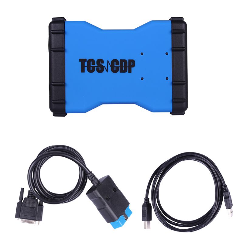 Promotion 2020.3 New TCS CDP+  auto diagnostic tool with Bluetooth Blue Version
