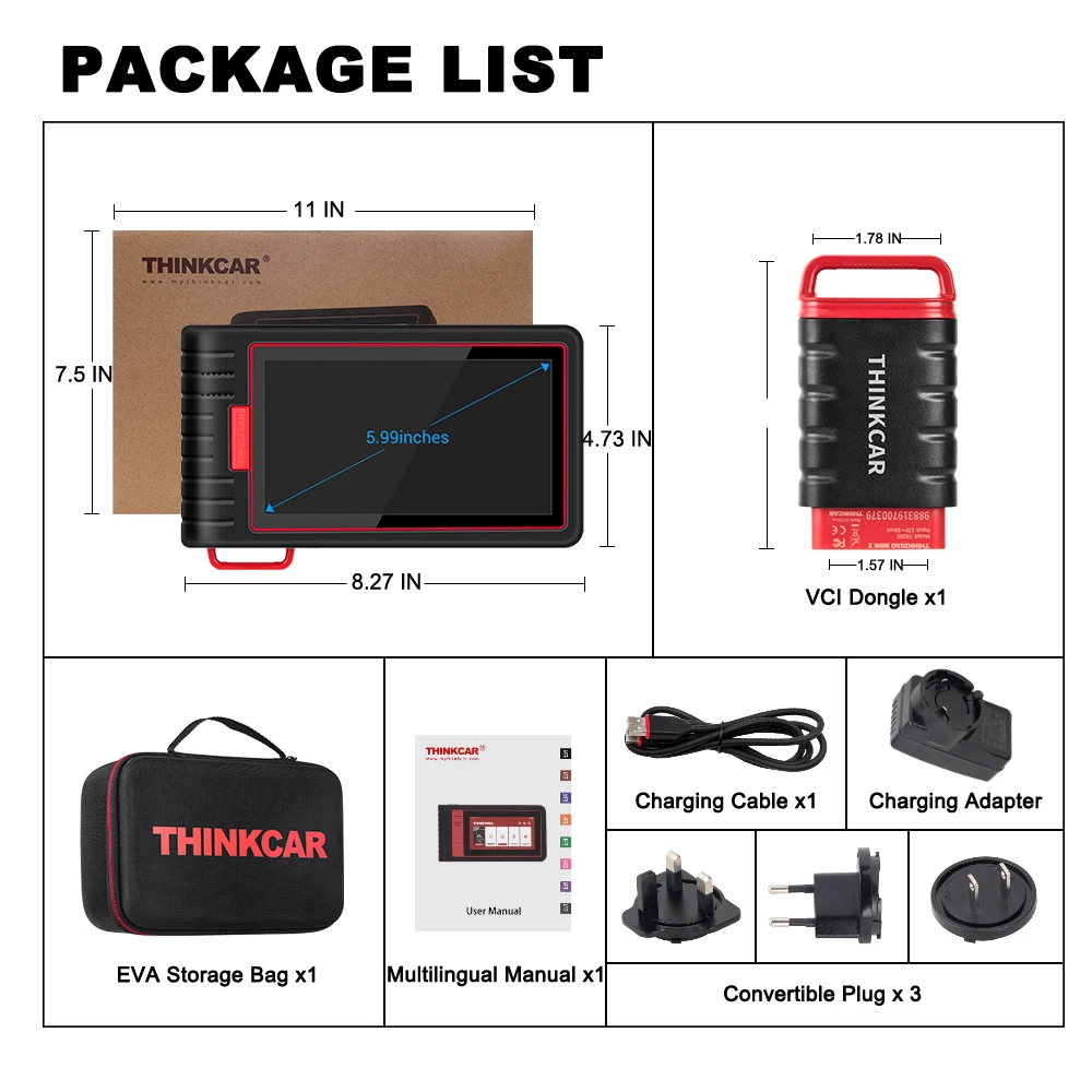 Thinkcar Thinkscan Max2 OBD2 Scanner Professional Full System  28 Reset OBD2 Diagnostic Tool Car Scanner ECU Coding OBD