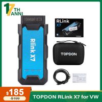 2025 TOPDON Rlink X7 for Volkswagen Support CANFD DOIP Online ECU Programming ECU Coding Key Programming Full System Diagnostics