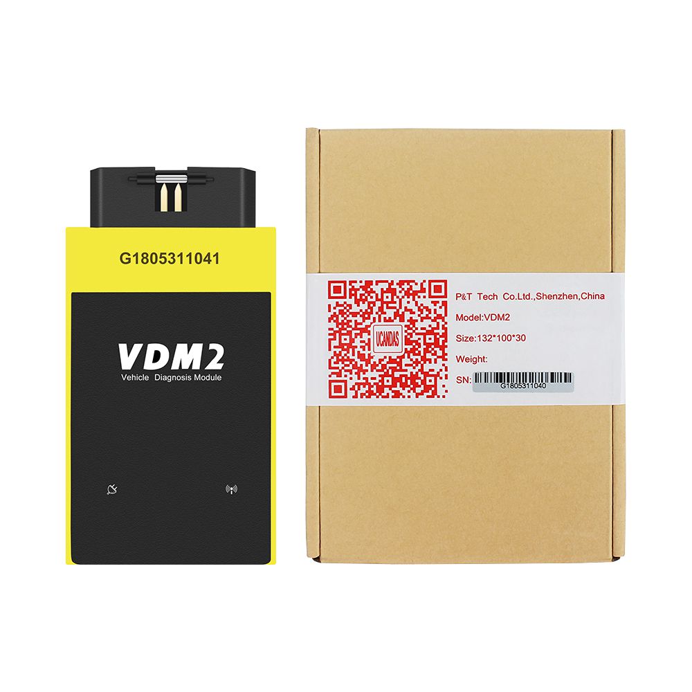 New UCANDAS VDM2 Full system V5.2 Bluetooth OBD2 VDM II for Android VDM 2 OBDII Code Scanner PK easydiag Update Free