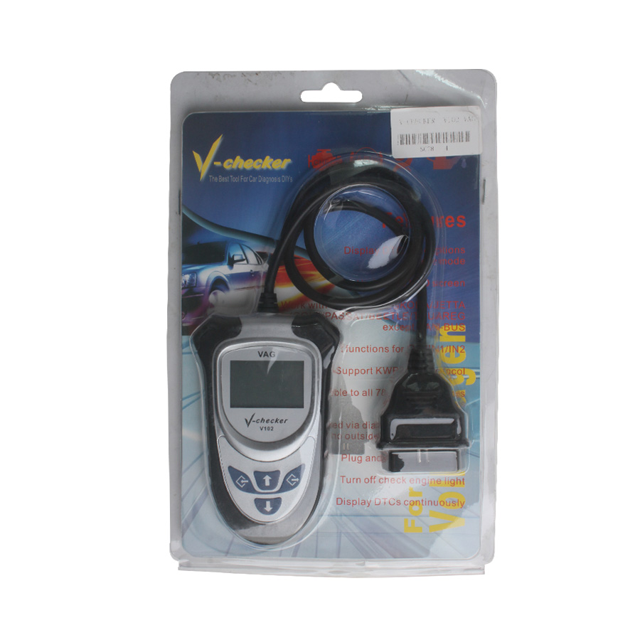 V-CHECKER V102 VAG PRO Code Reader Without CAN BUS