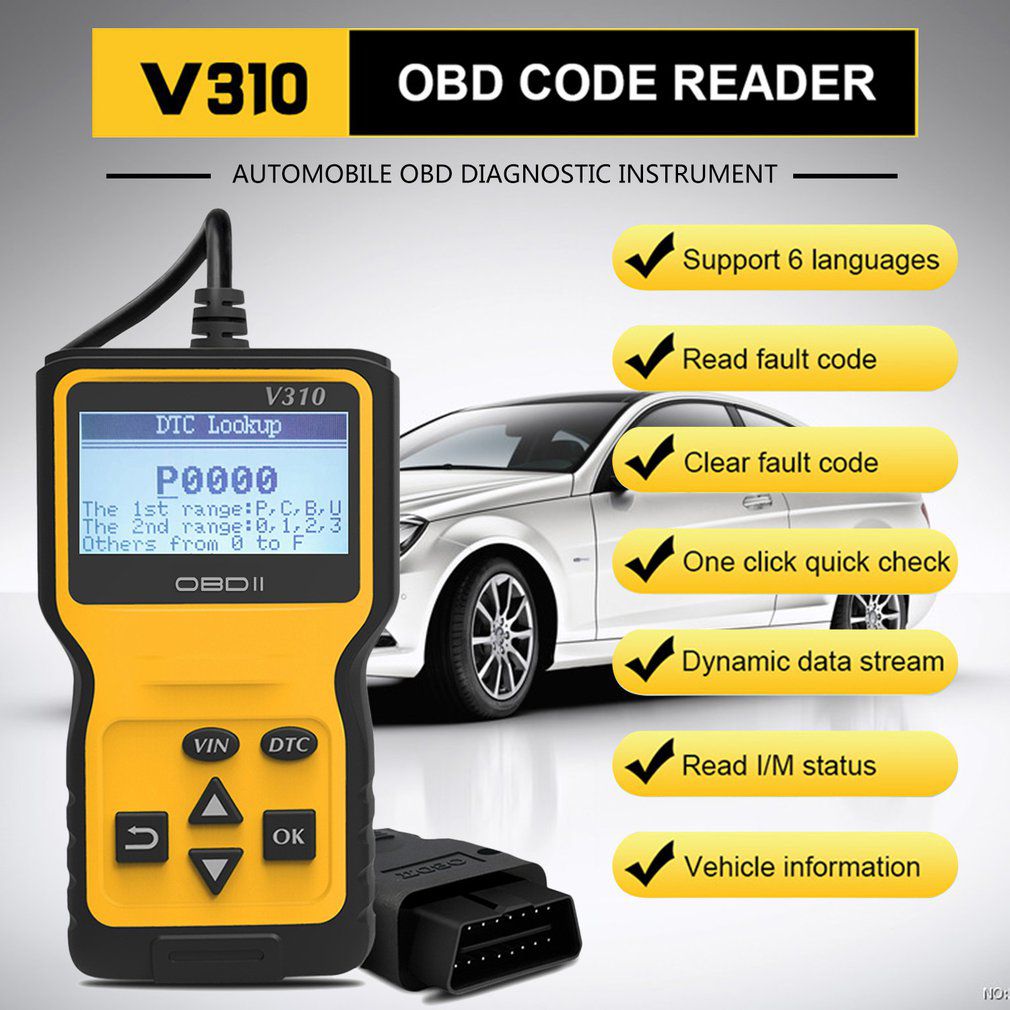 Vident iEasy310Pro ODB2 Scanner OBDII OBD2 ODB Code Reader and Car