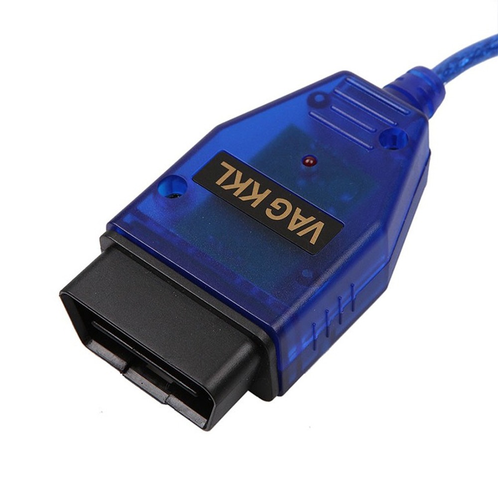 Vcds vac com 409 vac KKL interfaz OBDII CABLE de diagnóstico de automóviles usb, con Chip ft232rl, adecuado para Audi / Volkswagen / Skoda / Seat