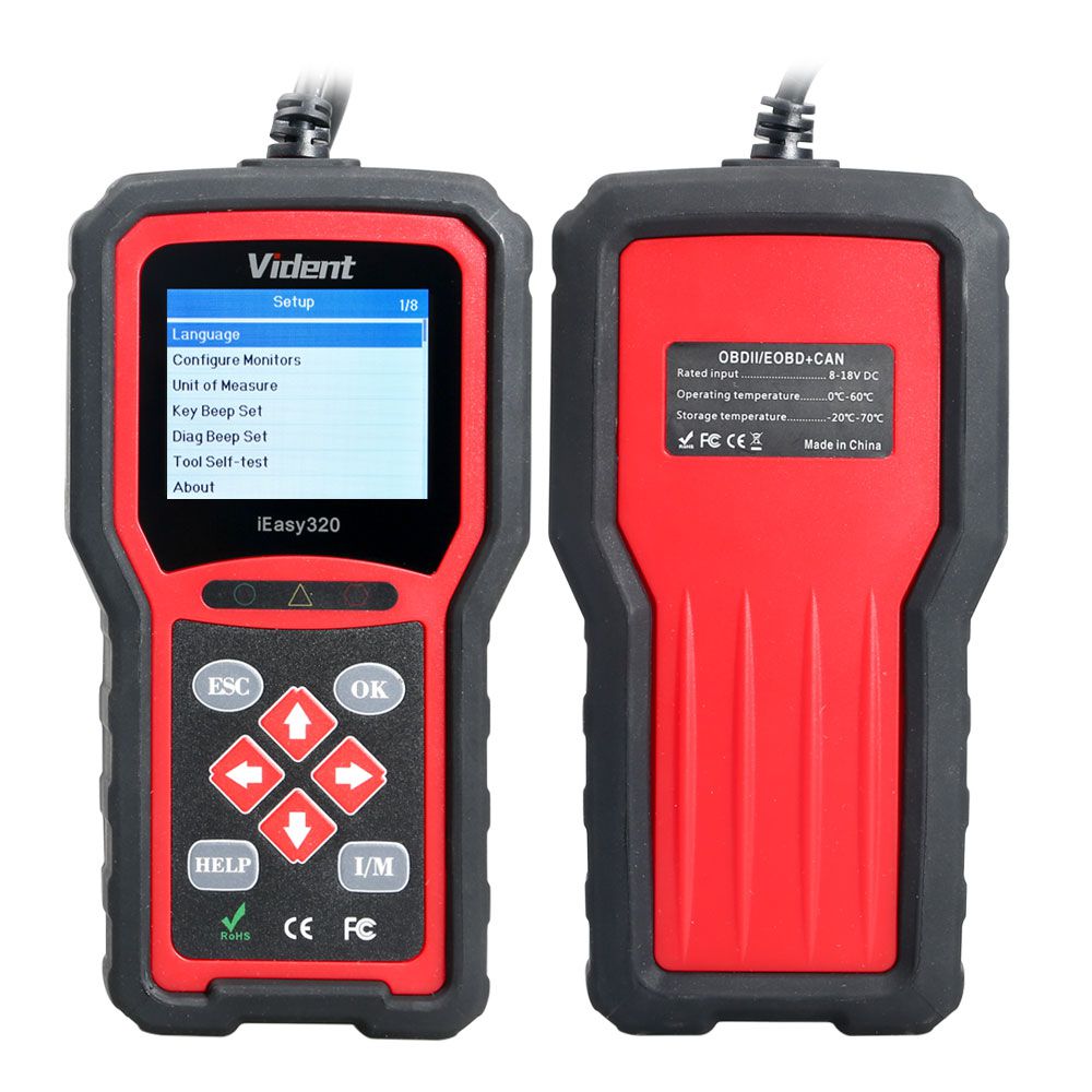  VIDENT iEasy320 OBDII/EOBD+CAN Code Reader