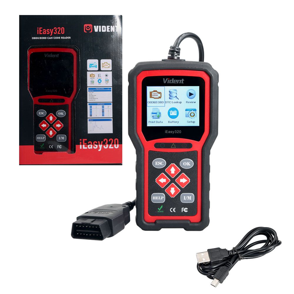  VIDENT iEasy320 OBDII/EOBD+CAN Code Reader