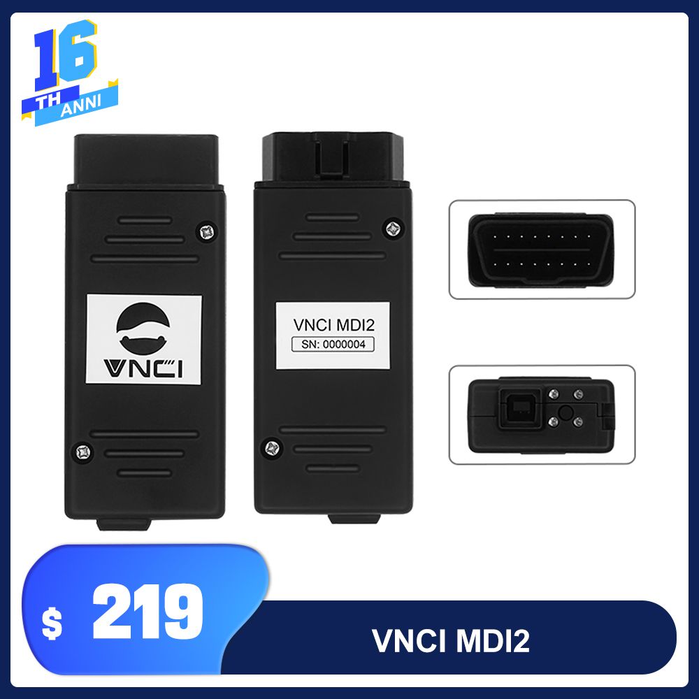 Newest VNCI MDI2 Diagnostic Interface For GMs Support CAN FD/ DoIP Compatible with TLC, GDS2, DPS,Tech2win Offline Software