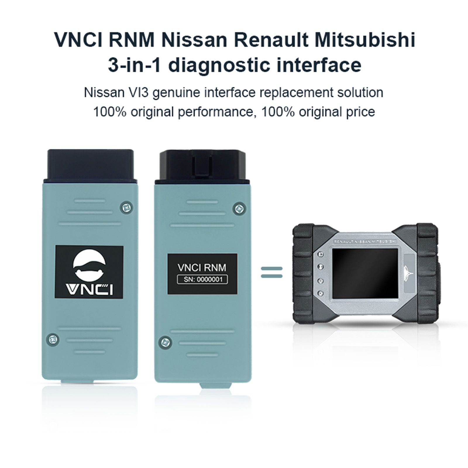 2025 VNCI RNM Nissan Renault Mitsubishi 3-in-1 Diagnostic Interface