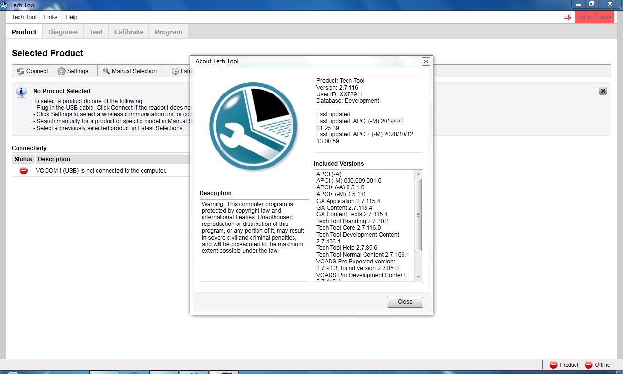 Latest Volvo Premium Tech Tool PTT V2.8.150 Full Development With New ACPI Plus