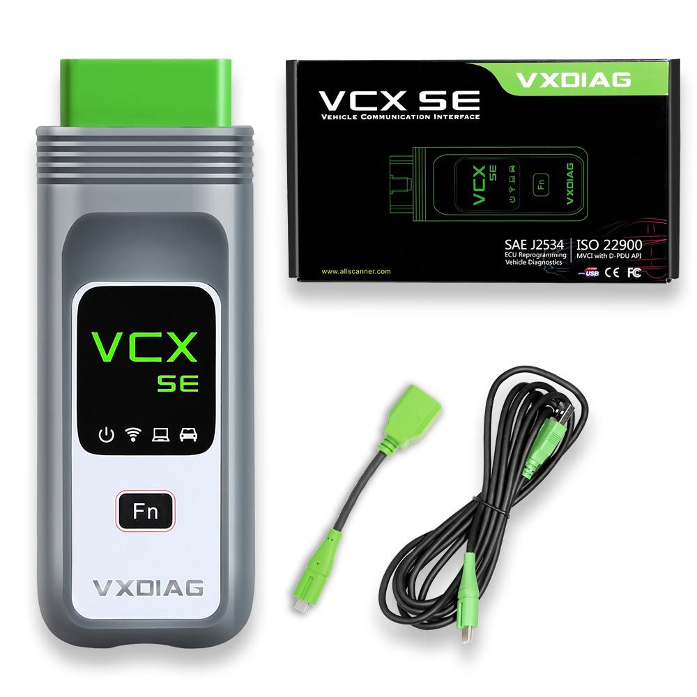 VXDIAG VCX SE for Renault (2005-2022) All Systems Diagnostic Tool J2534 ECU Coding & Programming OBD2 Scanner