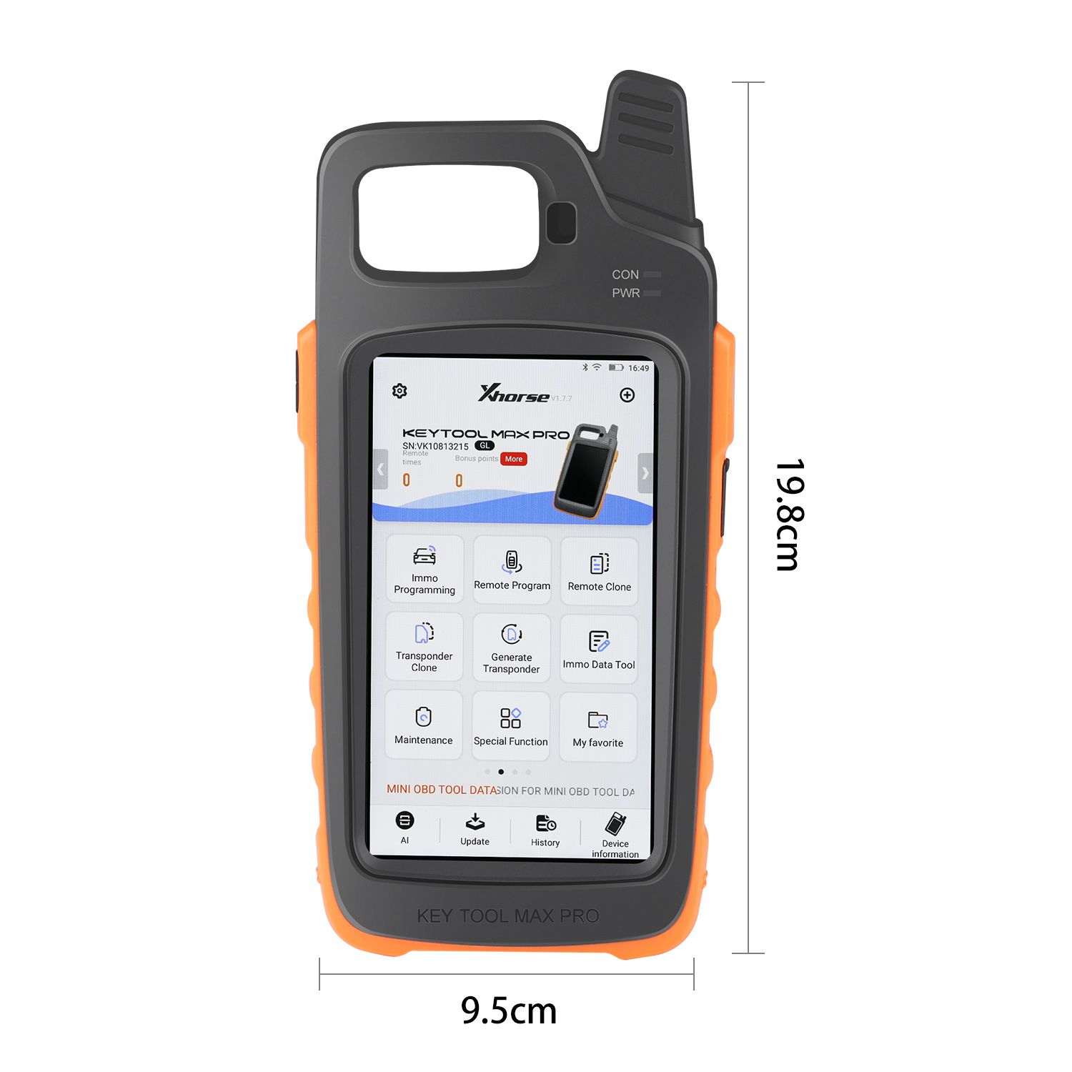 2023 Newest Xhorse VVDI Key Tool Max Pro With MINI OBD Tool Function Support CAN FD/ Voltage and Leakage Current