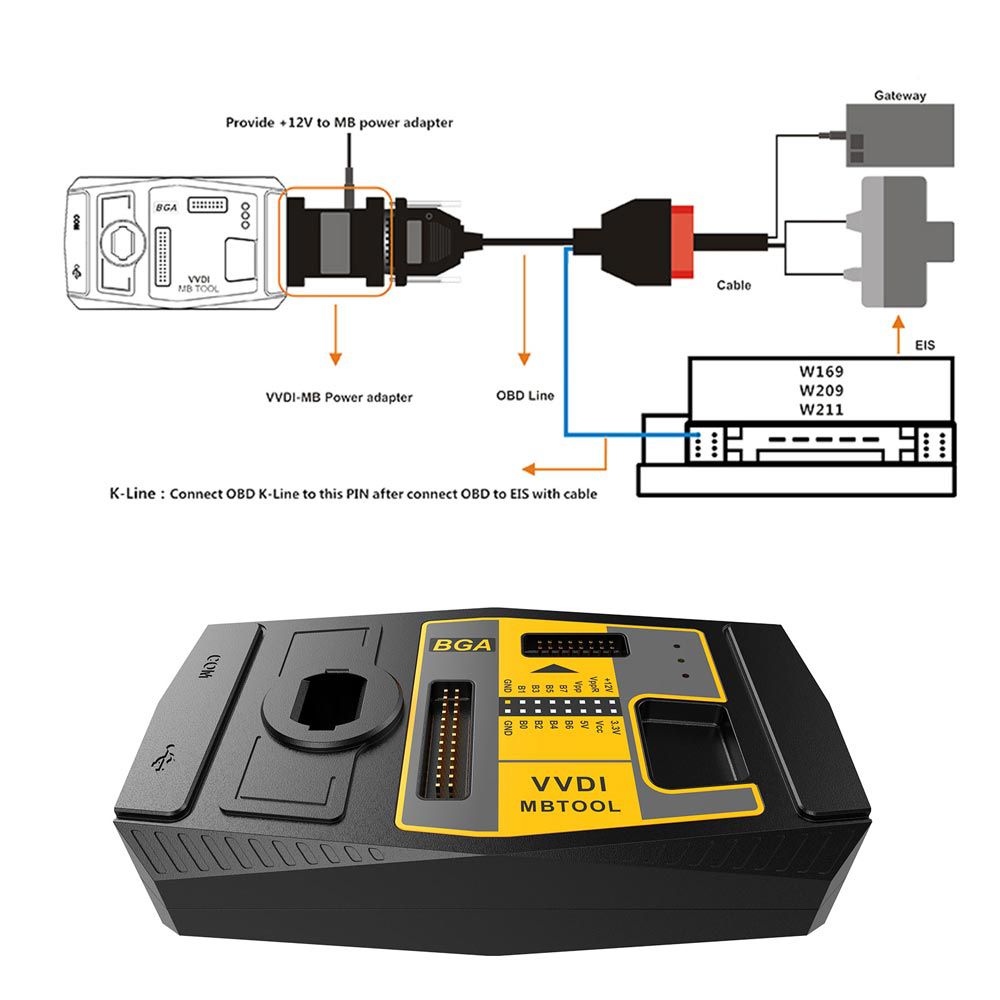 Xhorse VVDI MB Tool V5.1.1 벤츠 핵심 프로그래머 1년 무제한 토큰 획득