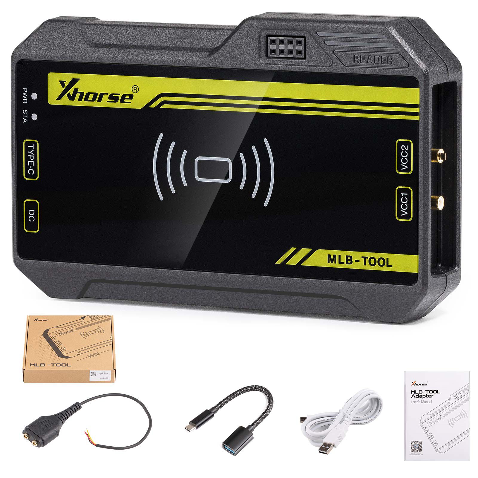 Xhorse VVDI MLB TOOL XDMLB0GL with Solder-free Adapter XDMLBPGL Kit Support Add Keys for MLB Models