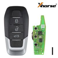 Newest XHORSE XKFEF1EN FA.LL Ferrari 3 Buttons Bright Red Folding Universal Remote Key 5pcs/lot