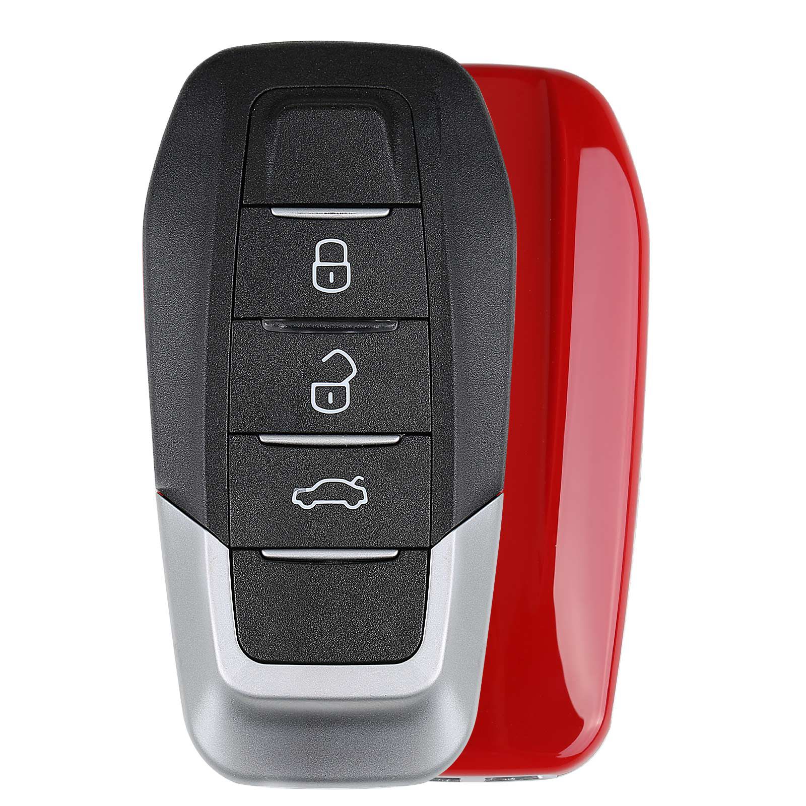 Newest XHORSE XKFEF1EN FA.LL Ferrari 3 Buttons Bright Red Folding Universal Remote Key 5pcs/lot