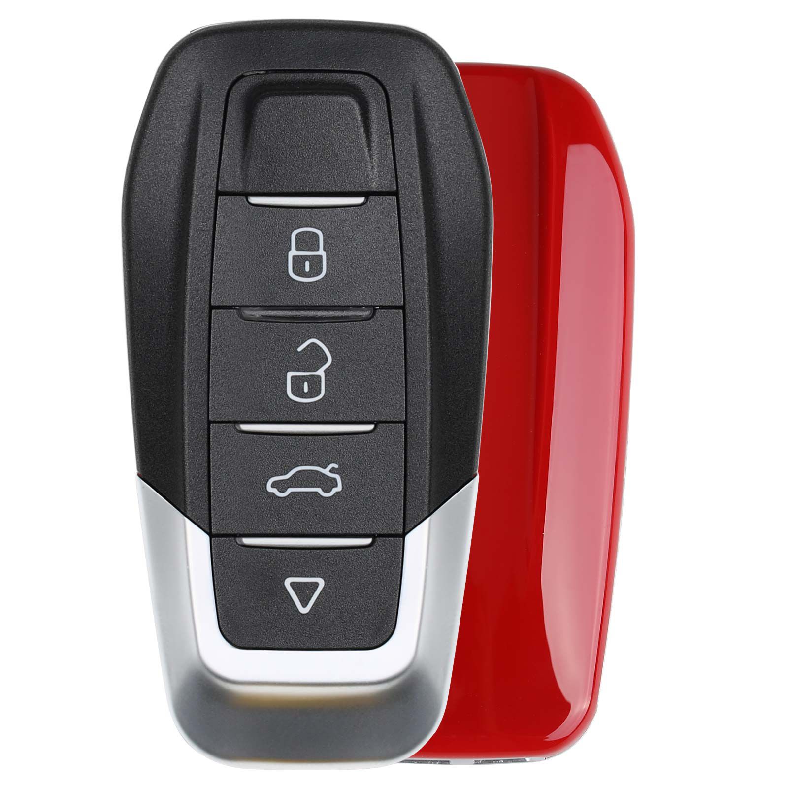 XHORSE XKFEF2EN FA.LL Type Wired Folding Key 4 Buttons Bright Red Universal Remote Key 5pcs/lot