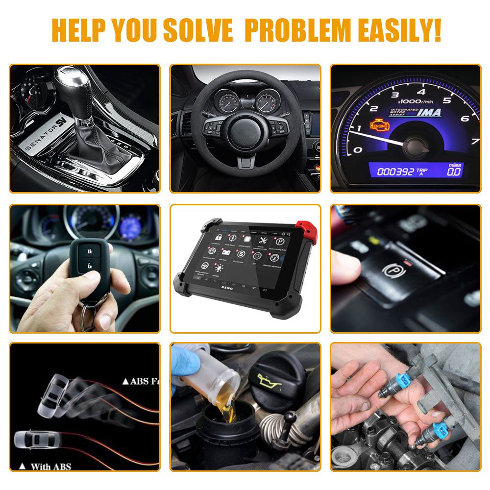 XTOOL PS90 PRO Car and Truck Diagnosis System Support Special Functions Free Update Online